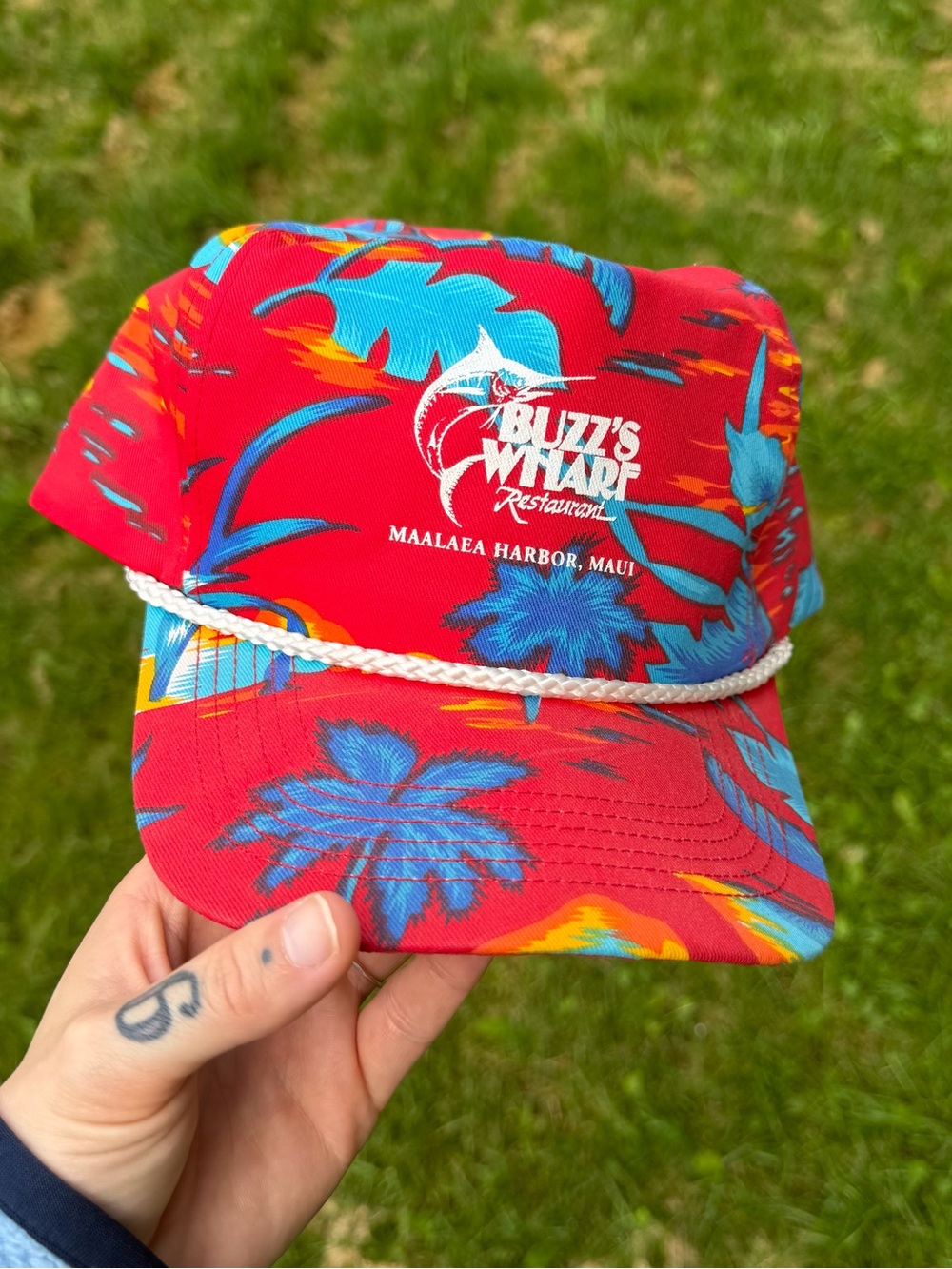 Tropical Hawaii Souvenir Vintage Floral Snapback
